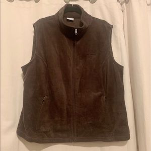 Columbia Zip Up Fleece Vest